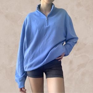 Ralph Lauren Purple Label Cashmere Quarter-Zip Sweater